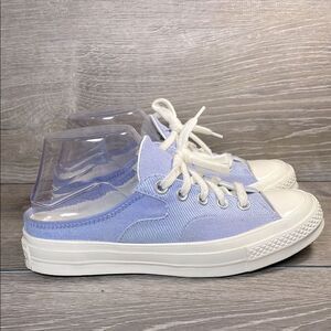 Converse Chuck Taylor 70 Women’s Sz 6.5 Lavender White Canvas Low Mule Sneakers